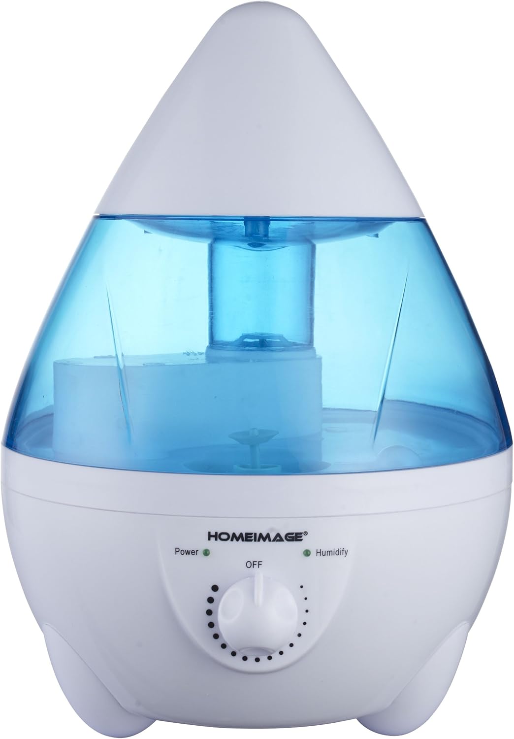 HOMEIMAGE Large Cone Shape Ultra Cool Mist Humidifier Home