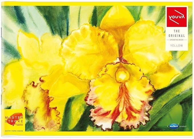  Youva Soft Bound Small Size Plain Drawing Book Pack of 3 