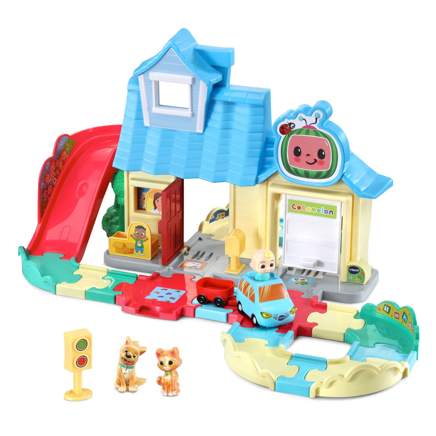 VTech CoComelon Go! Go! Smart Wheels JJ's House Track Set