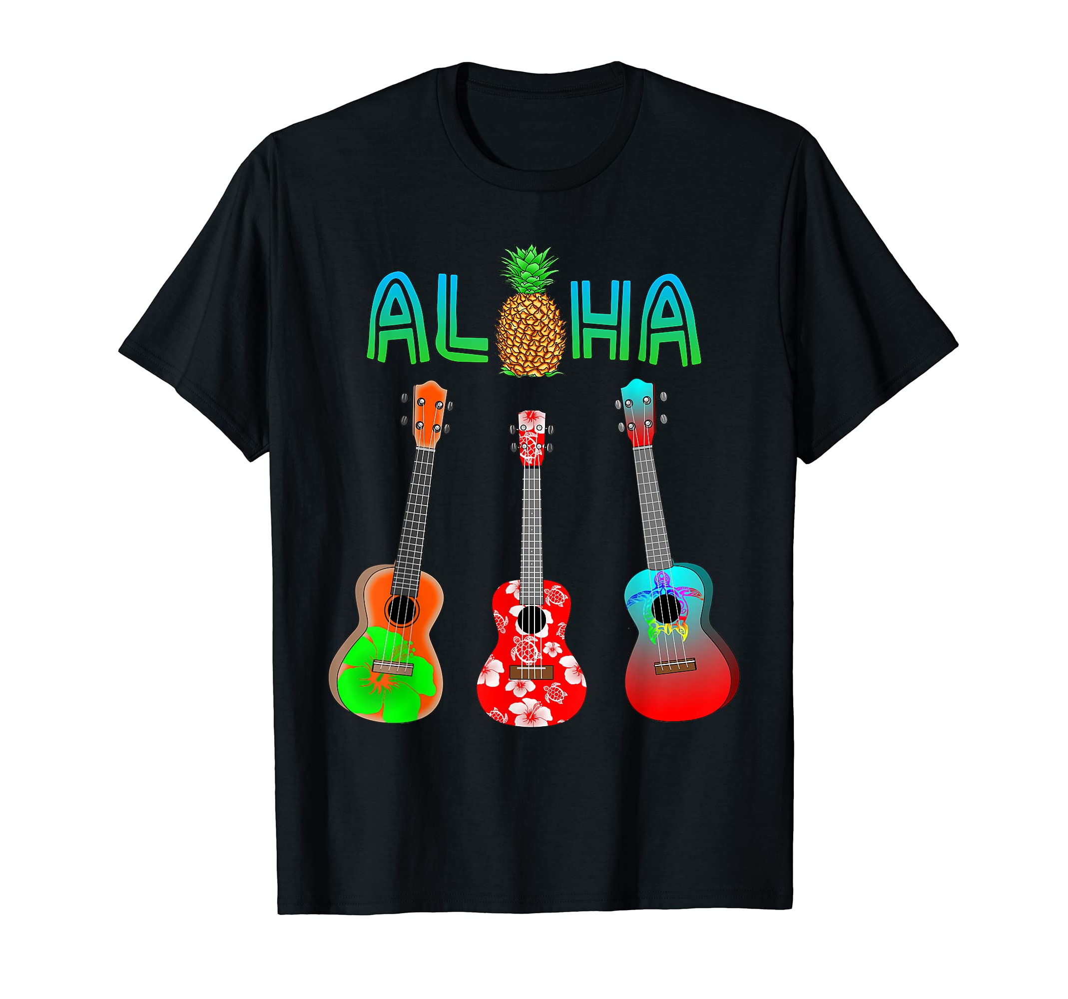 Aloha Ukulele Island Music T-Shirt