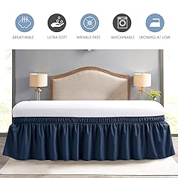 FreshCulture Elastic Wrap Around Bed Skirt - Easy