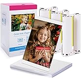 Replacement Selphy CP1300 Paper and Ink, KP-108IN 4x6 Inch Photo Paper for Selphy CP1300 CP1200 CP1000 CP910 CP900 CP800 CP79