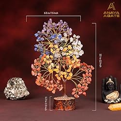 7 Chakra Crystal Tree of Life, Healing Crystal