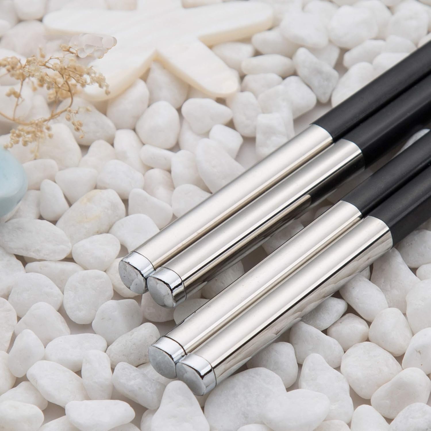 Goldage 5Pairs Fiberglass DishwasherSafe Chopsticks (Long Version