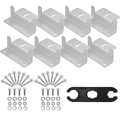 Buy 4Pcs/set Aluminum Solar Panel Mounting Brackets Fixing Tools Kit For RV Z Type At Affordable Prices - Free Shipping, Real Reviews With Photos - View #6