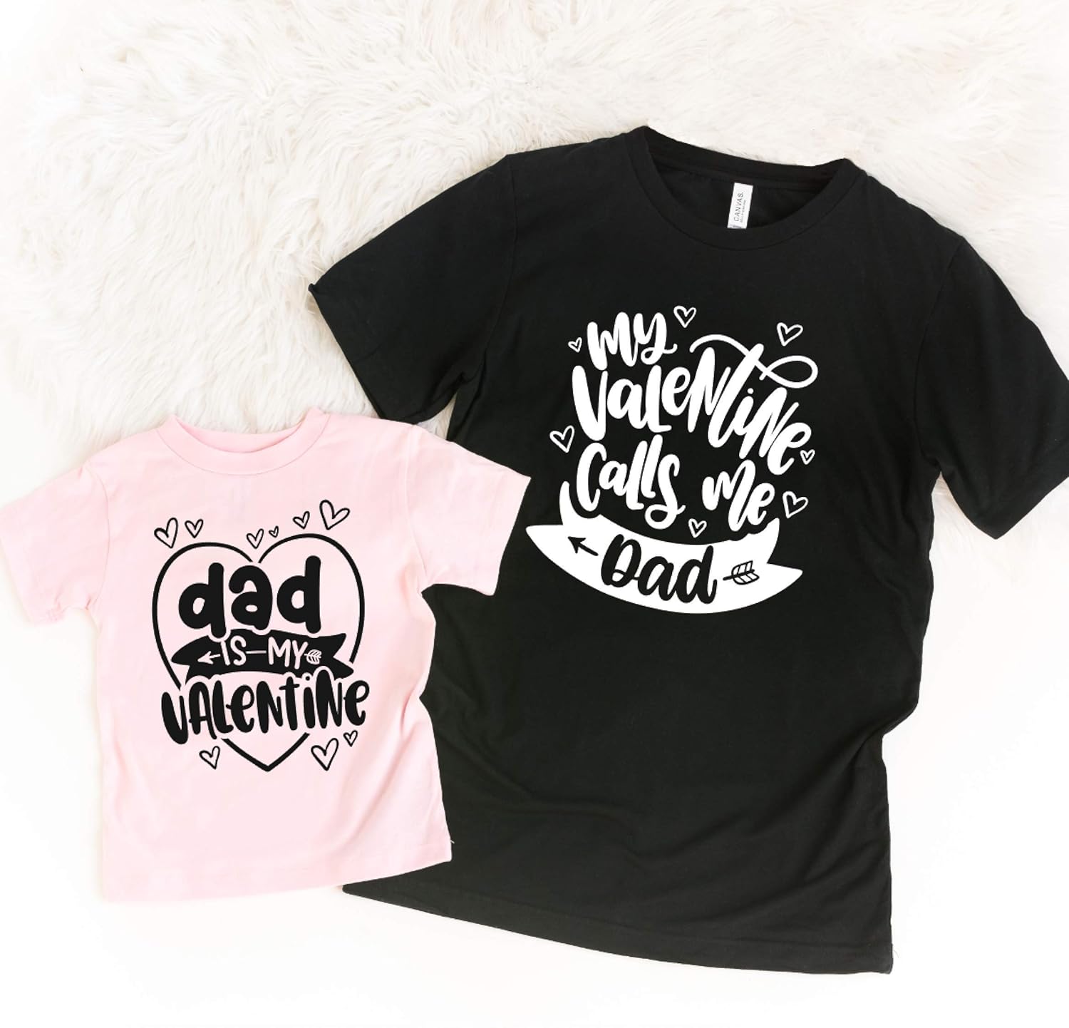 Daddy and daughter Valentine Shirts 