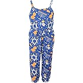 Unique Baby Girls Sleeveless Jumpsuit One-Piece Romper Outfit for Girl Toddler and Kid