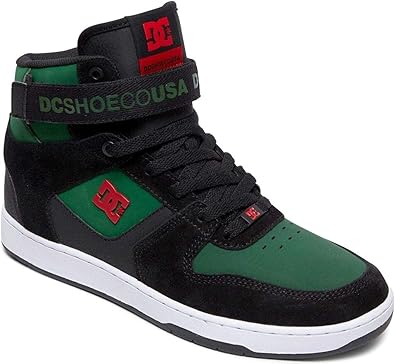 dc red and black shoes