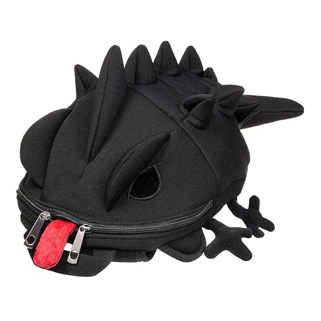 Poizen Industries Rino Rucksack (Schwarz) - 33 x 25.5 x 13cm