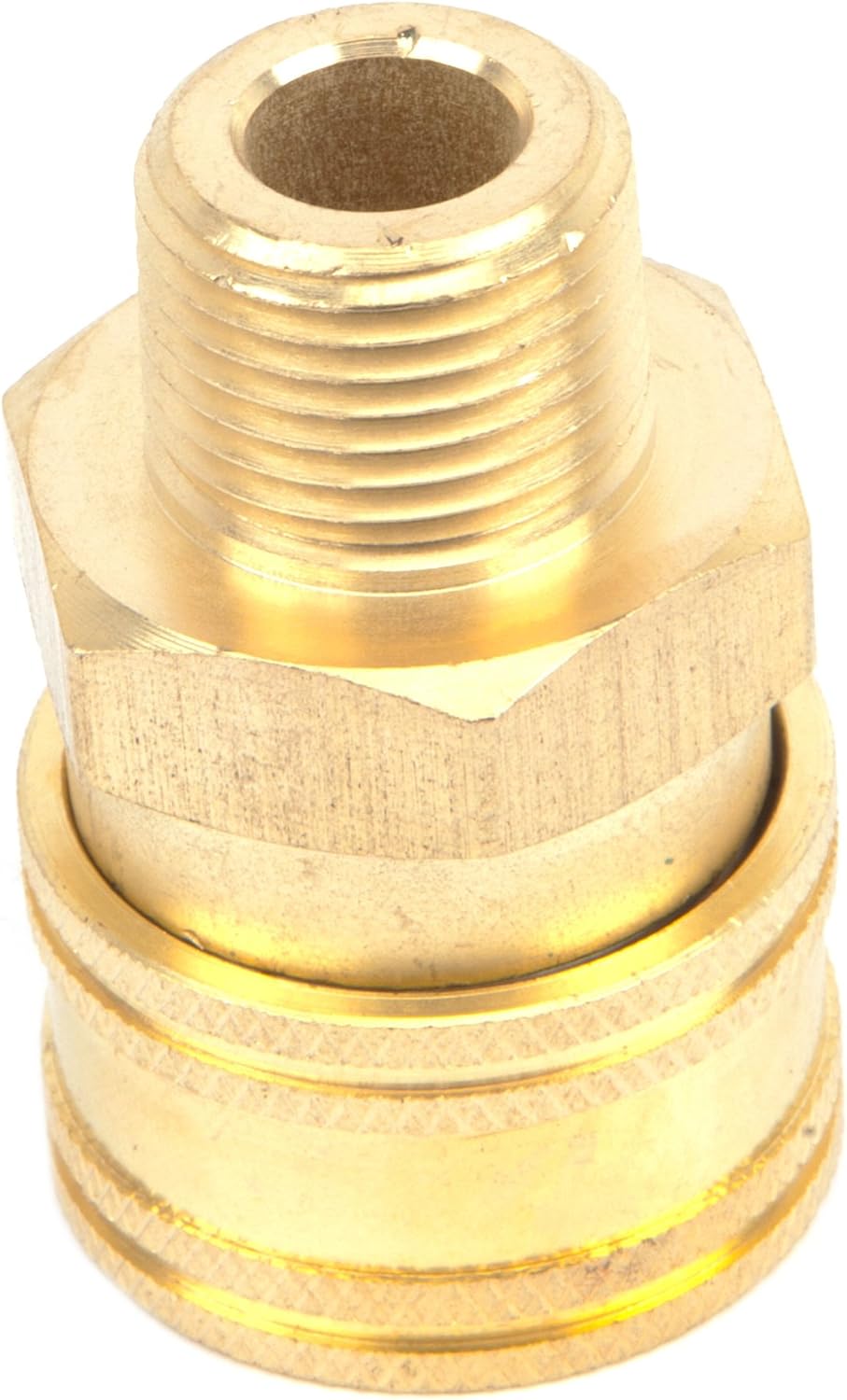Forney 75128 Pressure Washer Accessories, Quick Coupler Male Socket, 3/8-Inch Male NPT, 4,200 PSI