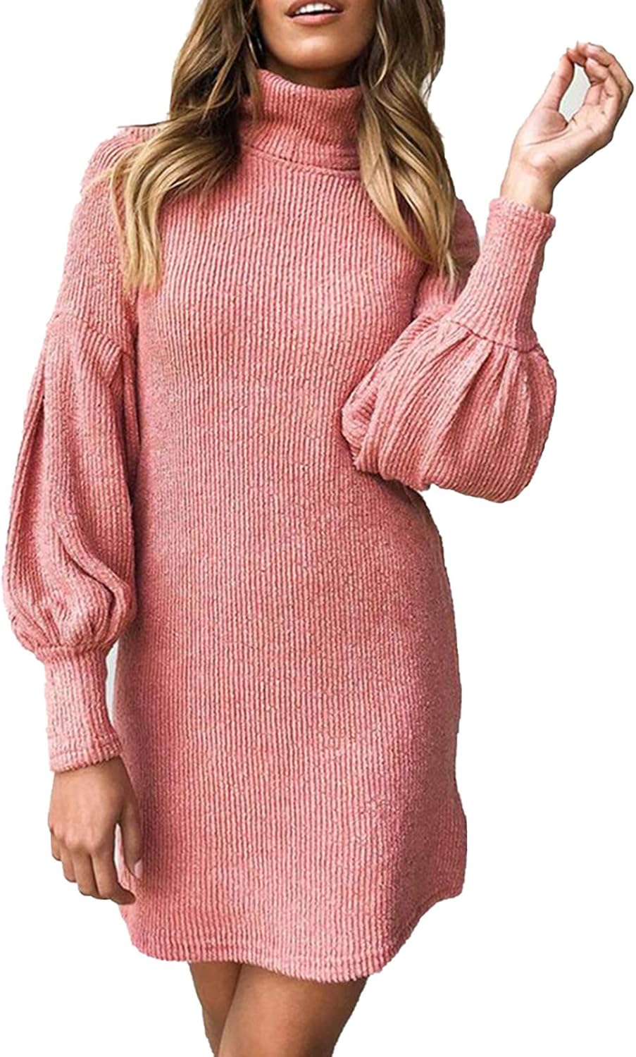 Mini Turtleneck Sweater Dress | Women's Plus Size Dresses | ELOQUII