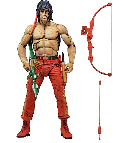 Amazon.com: Hiya Toys Rambo: First Blood Part II – Rambo Exquisite