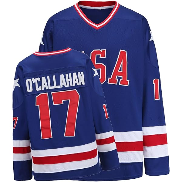 Amazon.com: Hockey Jersey of USA 1980 Olympic Team Jerseys #17