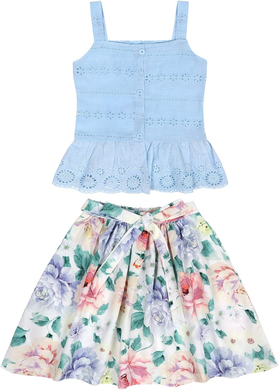 Baby Girls Clothes Ruffle Sleeve T-Shirt Tops Short Pants Casual Playwear 2Pcs Toddler Summer Outfit Sets