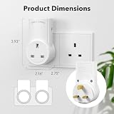 HBN Remote Control Plug Socket 13A 3120W 100ft Range 3 Pack with 1 Remote view 2