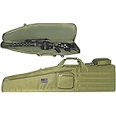 DBTAC Soft Single Shotgun Rifle Case for Range Shooting Outdoor Hunting | 45" Tactical Long Gun Carry Bag for Scoped Rifles with 2x Accessory Pockets | US Flag Patch included