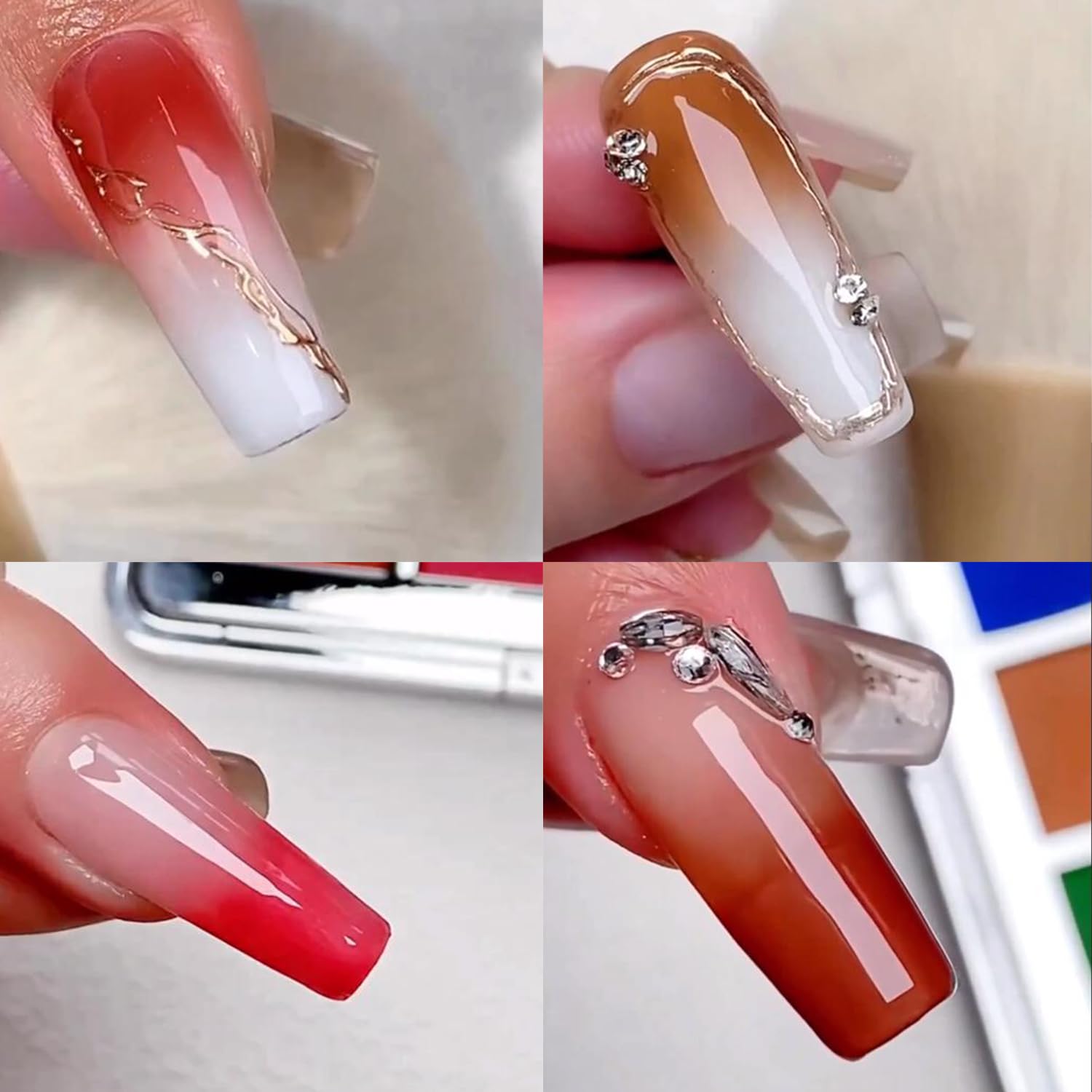 MOEPAK Nail Pigment Palette Solid nail Powder Set Ombre Nail Powder For Nail Art Manicure DIY Accessories 16 Colors (A) - Image 5