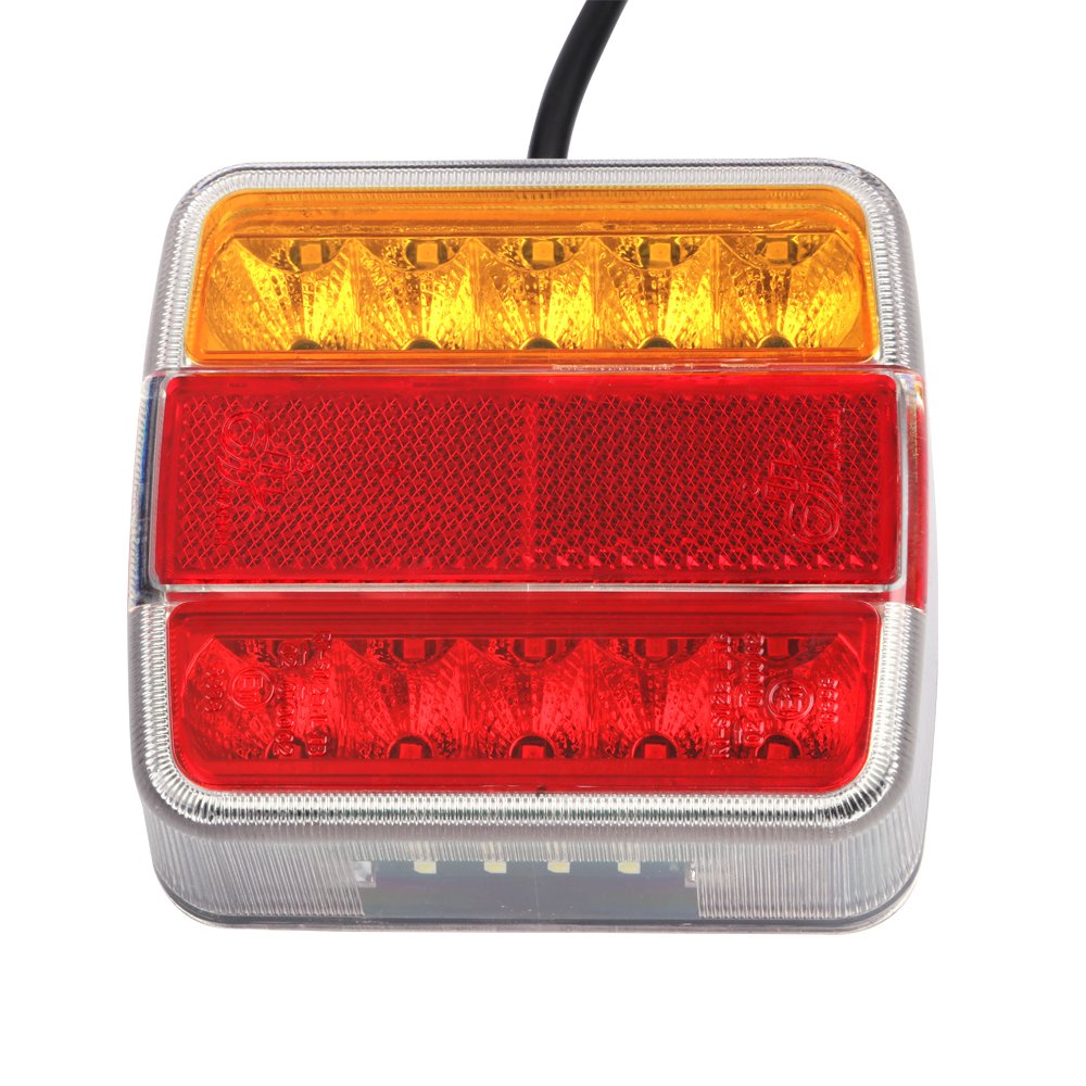 6 Pezzi Arancione Ovale 12v 20 LED Lato Indicatore Posizione Fari Van