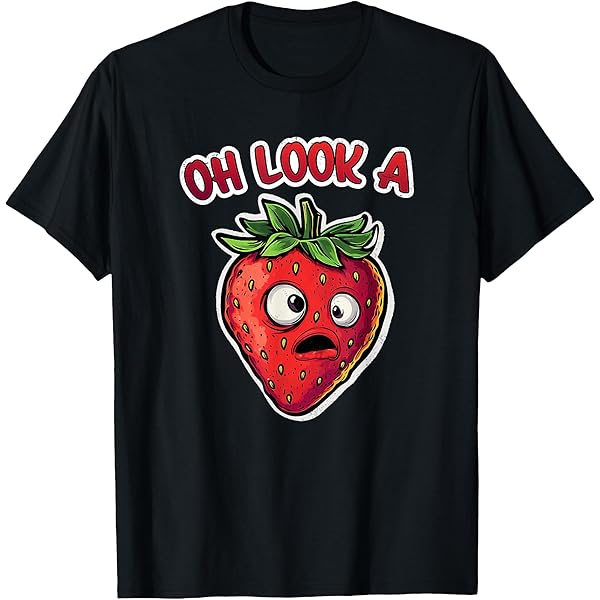 Amazon.com: Oh Look A Strawberry Funny Meme Sad Fruit Online