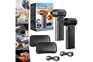 X.O. GOLD-888 Suptruck Frostguard 1500w Thermal Blower, Suptruck Frostguard 1500w Blower, Suptruck Car Defroster, 3 Gear Adjustable Super Power Turbo Breeze Electric Blower for Home, Garage, Outdoor Use (2Set)