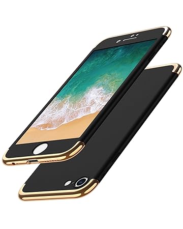 Luckydeer iPhone 6 Hülle mit [1x Panzerglas Schutzfolie], iPhone 6S Hülle [3 in1 hybrides 360 Grad Komplett Schutz] [Ultra Dü
