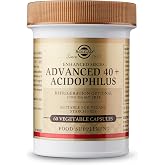 Solgar Advanced 40+ Acidophilus, 60 Vegetable Capsules