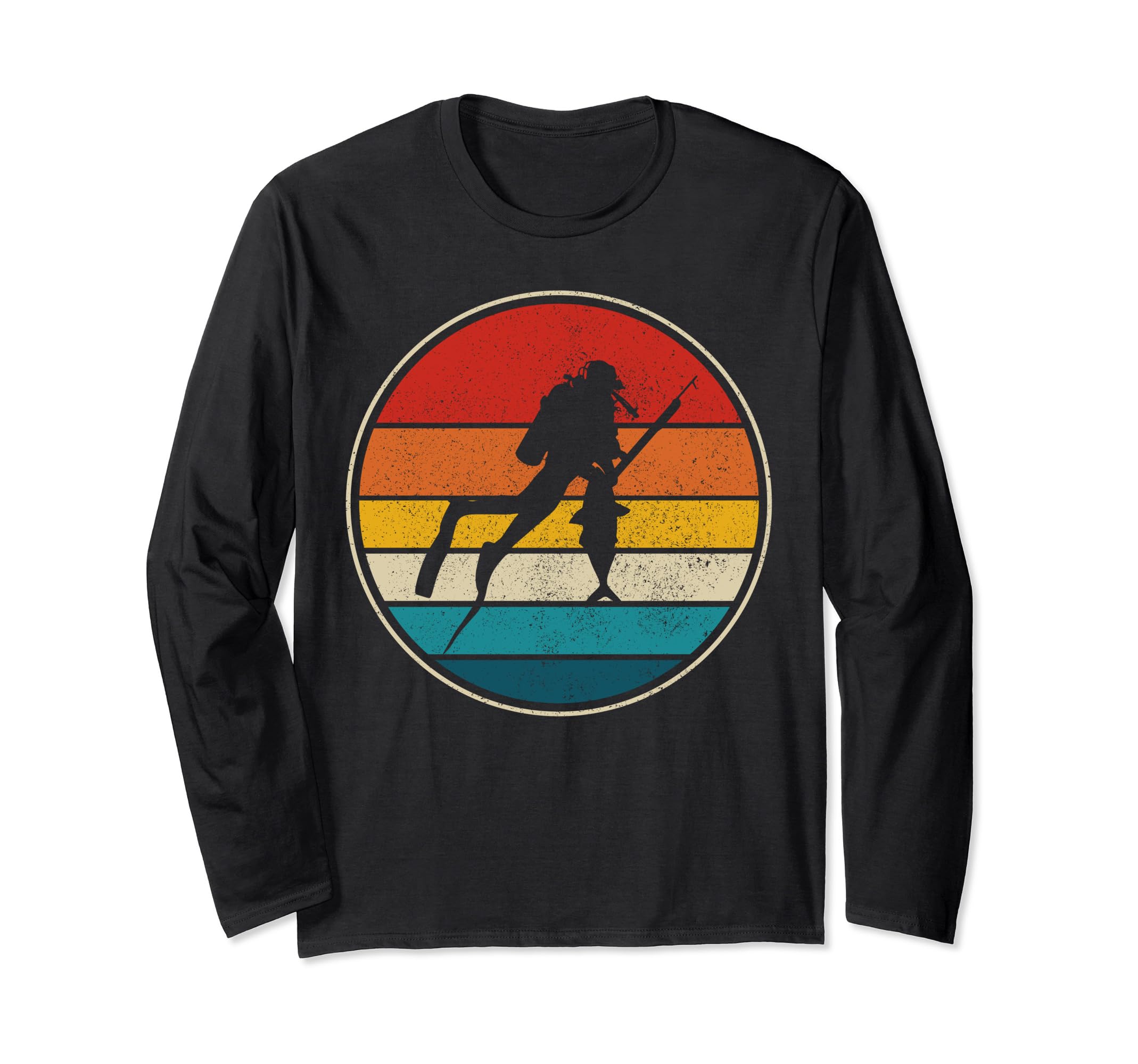 Spearfishing Spear Fishing Scuba Diving Spearfisherman Gift Long Sleeve T-Shirt