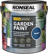 Ronseal Garden Paint Bluebell 2.5 Litre RSLGPBLUB25L Waterproof Colours view 4