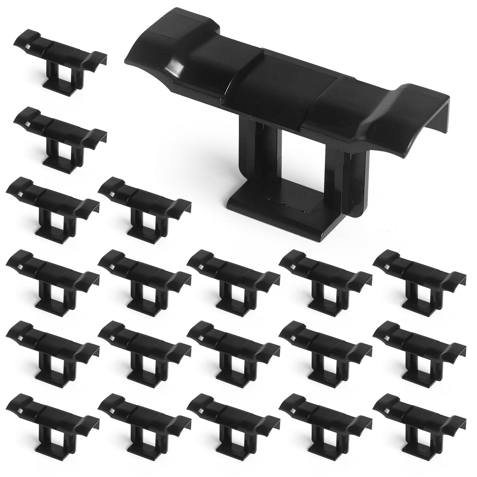 DEWIN Solar Panel Water Drain Clips,20Pcs Module Cleaning Clips for Water Drain Solar Panel Solar Panel Mud Removal Clip PV (Size : 35mm)