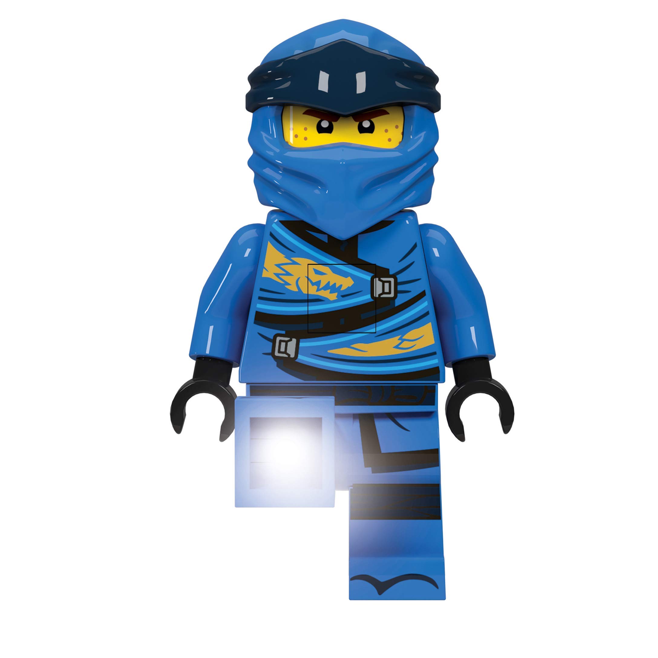 Lego Ninjago Legacy - Jay - Battery Operated LED Flashlight 127 mm Figure - Automatic Shut-Off Timer - Batteries Included