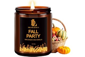 DL DREAMY DEWLA Winter Candle | Holiday Party Scented Candles - Christmas Home Decor, 7oz Fall Winter Soy Candle with 50hr Burn Time, Holiday Christmas Gifts for Women Men