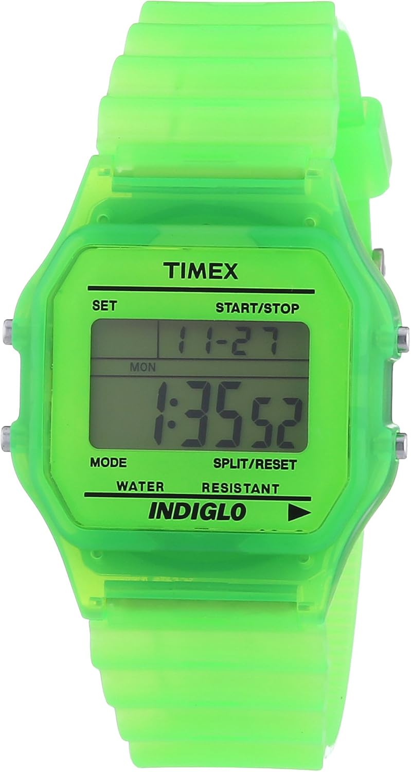 Timex Originals T2N806 Green Classic Digital Watch Watches