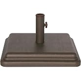 US Weight 40lb Umbrella Base &ndash; For Use with Patio Table &ndash; Bronze