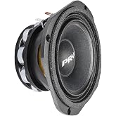 PRV AUDIO 5MR450-NDY-4, 5 Inches Midrange Speaker, High End Neodymium Magnet, 4 Ohm, 450 Watts, Pro Audio Loudspeaker (Single)