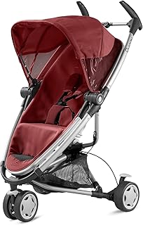 Quinny Zapp Xtra Buggy (superleicht, mit komfortabler Ruheposition, inklusive Einkaufskorb, Sonnen- und Regenverdeck, Sonnenschirmclip, Adapter für die Babyschale) rot