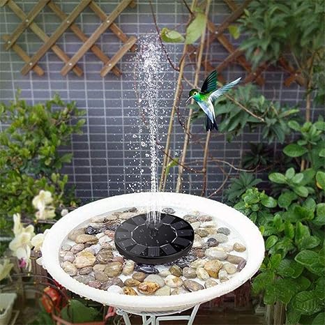 Floating Pump For Pond 1 4w Circle Solar Power Water Fountain Panel With 5 Attaches No Electricity Required Sasse Solar Fountain Pump Water Cycling Birdbath Garden Decoration Fountain Water Features Ponds Garden