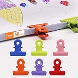 Coideal Colored Bulldog Paper Clips 30 Pack Small 0.87 inch Metal Mini Binder view 7