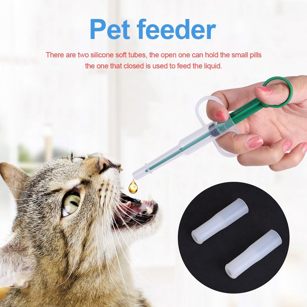 Seringue Poussoir Seringue De Pilule Capsule Liquide Pour Chien Chat Seringue Pour Faire Avaler Medicament Animal Amazon Fr Animalerie