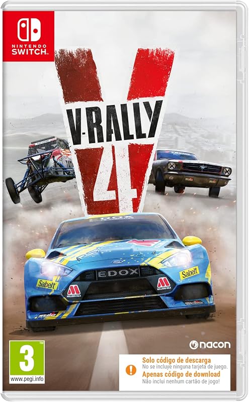 - V-RALLY 4 - Videojogo para Nintendo Switch - Código de download -[versão em inglês]