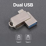 Integral 128GB 360-Dual USB 3.2 Gen 1 Flash Drive USB-C USB-A Metal Casing view 4