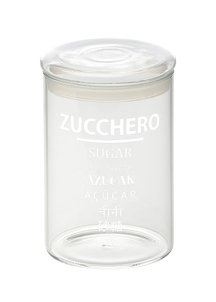 Bitossi Home BHV12614 Einmachglas, H.15,5 15, Word-Kollektion, Zucker