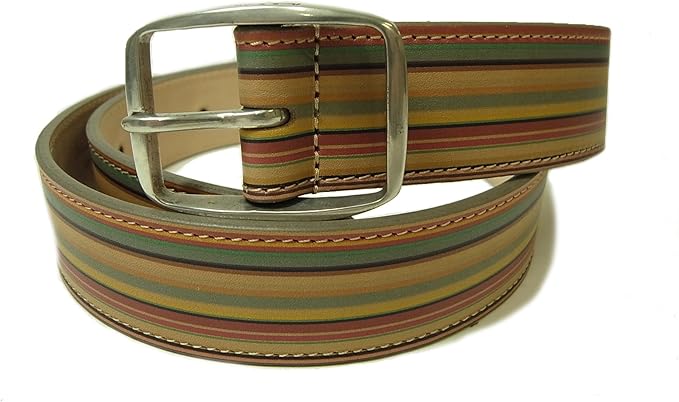 Amazon ポールスミス Paul Smithメンズレザーベルト ヴィンテージマルチストライプ Alxa 4294 B571 メーカー サイズ 94 Pa 1043 並行輸入品 ベルト 通販