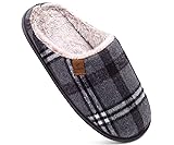 COFACE Womens Cozy Memory Foam Scuff Slippers