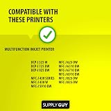 Supply Guy 5x Black Ink Cartridges for Brother LC-1240 LC-1220 DCP-J525W view 2