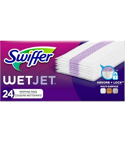 30 Tampons De Nettoyage Jetables Compatibles Swiffer WetJet - Recharges Microfibre Puissantes Pour Sols Propres