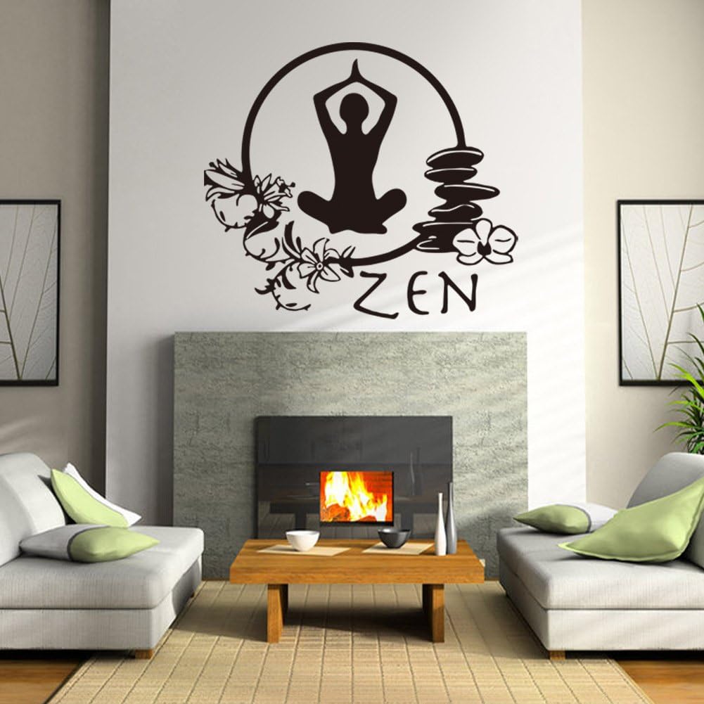 Zen Yoga Wall Sticker for Home Decor - Image 4
