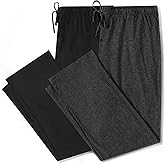 U2SKIIN 2 Pack Mens Pajama Pants Soft, Lightweight Lounge Pant with Pockets Sleep Pj Bottoms for Men