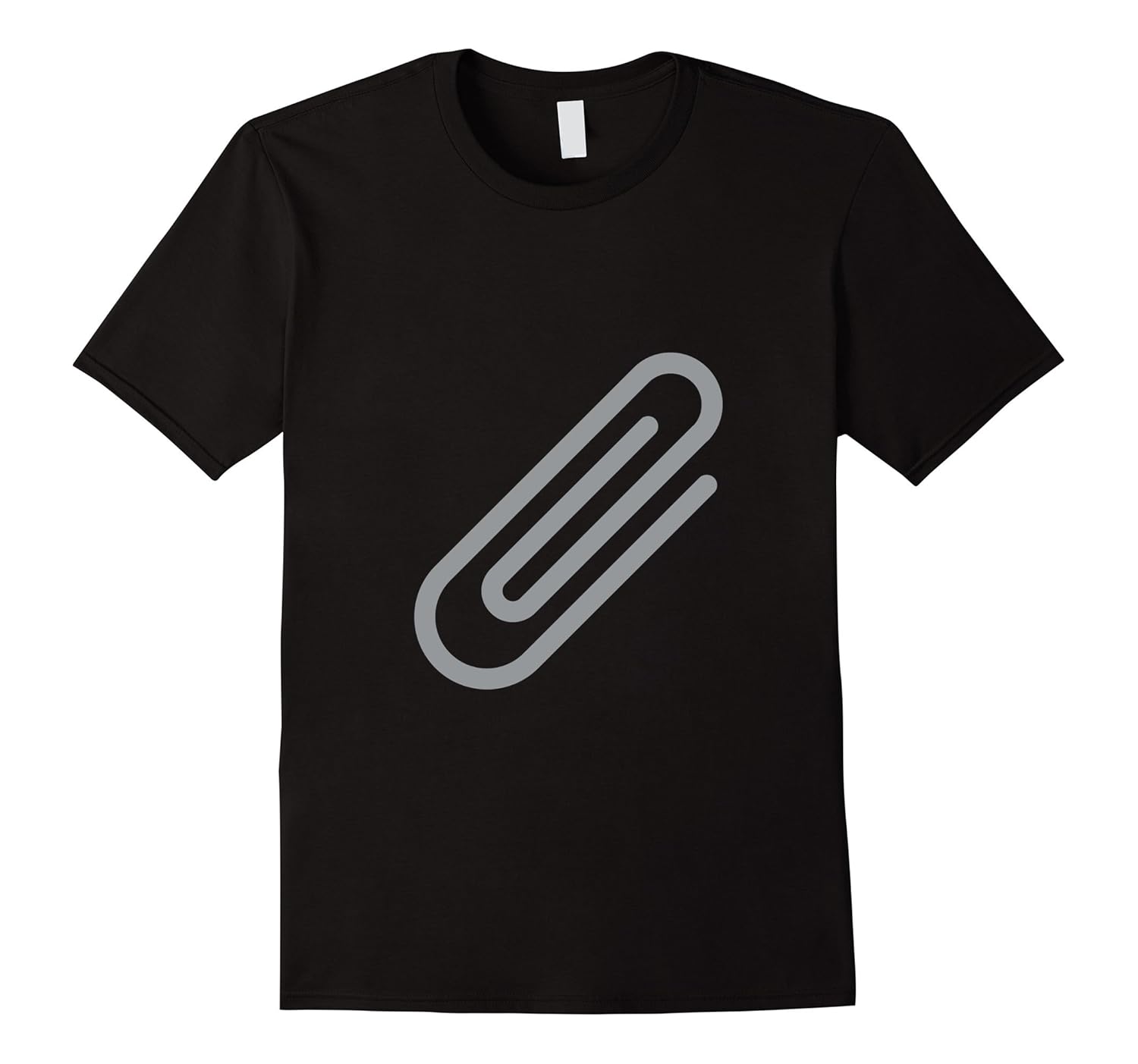 Paper Clip T-Shirt - Black-ANZ