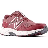 New Balance Women's 410 V8 Trail Running Shoe, Washed Burgundy/Monarch Burgundy/Permafrost, 9.5 M