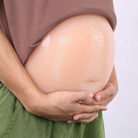 Shky Vientre Adulto De Silicio 100 Medico Accesorios De Cosplay Panza Embarazada Suave Y Falsa Protuberancia De Embarazo Artificial Panza Falsa Para Accesorios De Pelicula Xl Amazon Es Hogar